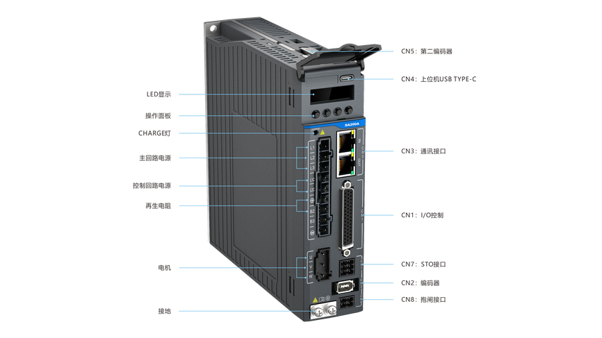 DA200A系列
通用型交流伺服驱动器
